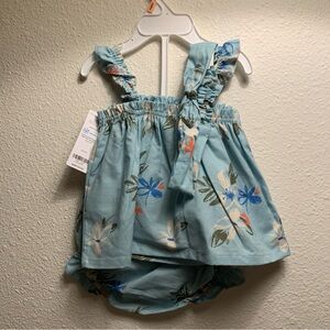 Carter's 100% Cotton Summer Floral Baby Outfit